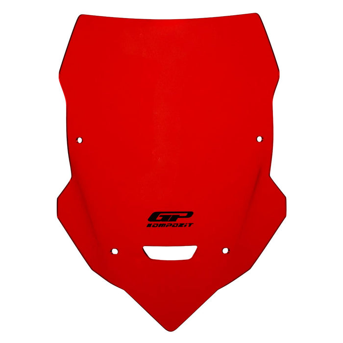 GP Kompozit Windshield Windscreen Red Compatible For Bajaj Dominar 400 2017-2026