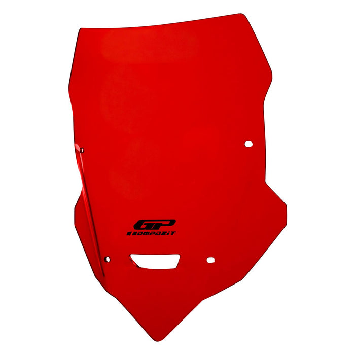 GP Kompozit Windshield Windscreen Red Compatible For Bajaj Dominar 400 2017-2026
