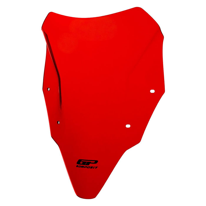 GP Kompozit Windshield Windscreen Red Compatible For Bajaj Pulsar N250 2022-2026