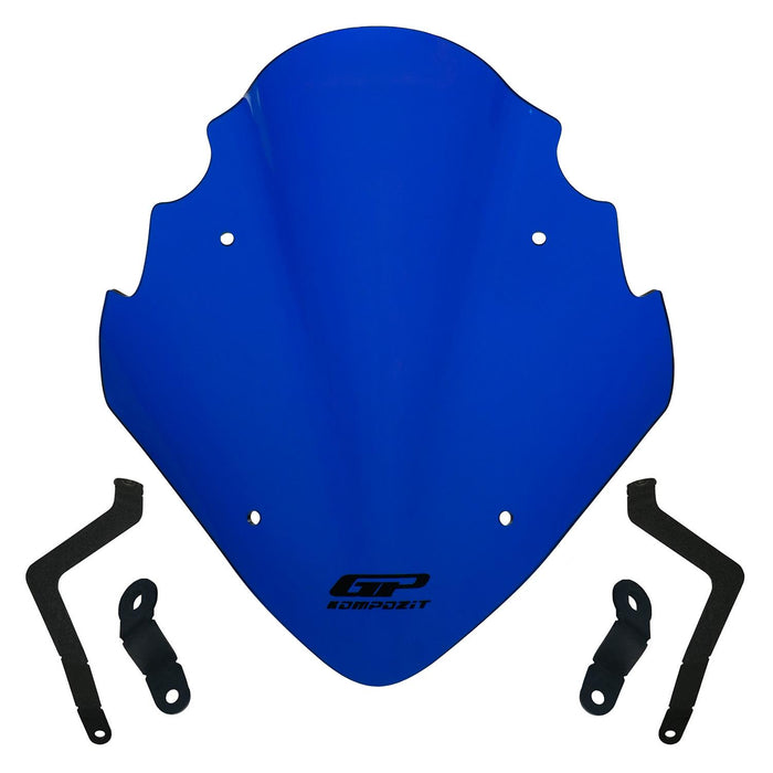 GP Kompozit Windshield Windscreen Blue Compatible For Bajaj Pulsar NS400Z 2025-2026
