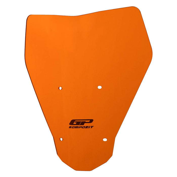 GP Kompozit Windshield Windscreen Orange Compatible For KTM 125 Duke / 200 Duke / 250 Duke / 390 Duke 2024-2026