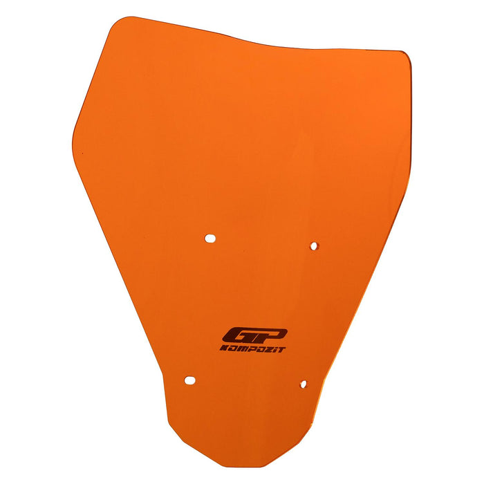 GP Kompozit Windshield Windscreen Orange Compatible For KTM 125 Duke / 200 Duke / 250 Duke / 390 Duke 2024-2026