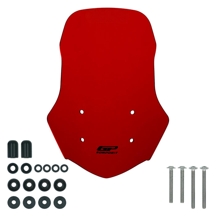 GP Kompozit Windshield Windscreen Red Compatible For Triumph Rocket 3 R / GT 2023-2024