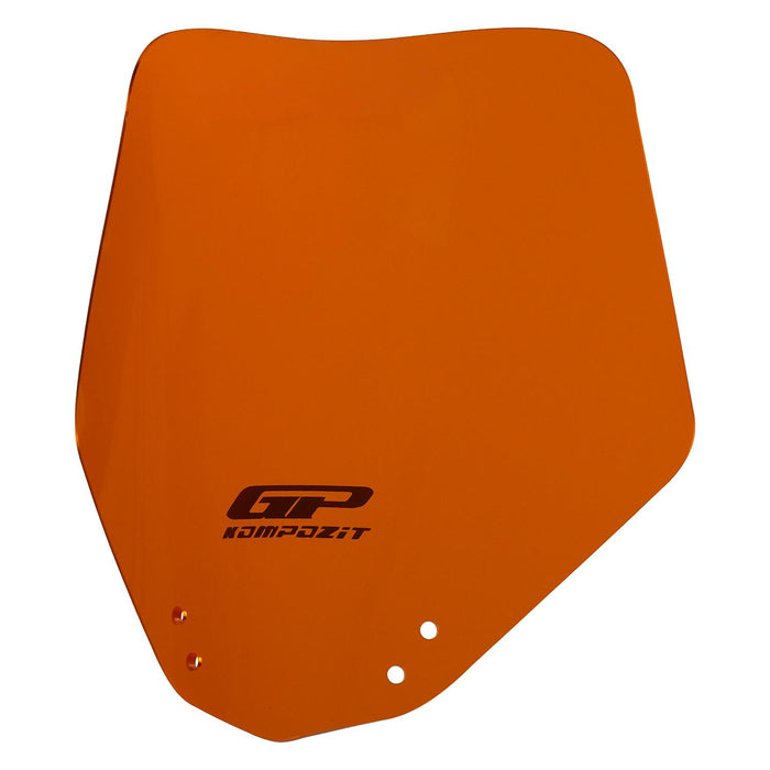 GP Kompozit Sport Windshield Windscreen Orange Compatible For KTM 125 Duke / 200 Duke / 250 Duke / 390 Duke 2011-2016