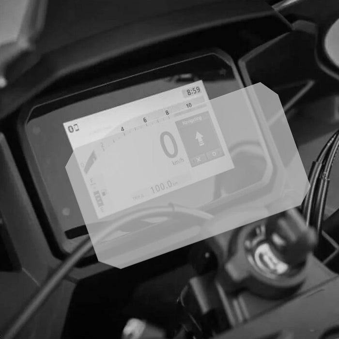 GP Kompozit 9H Nano Glass Dashboard Screen Protector Kit, Anti Glare, Ultra Slim, Hydrophobic Compatible For Honda CBR500R 2024-2026