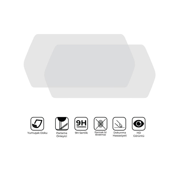 GP Kompozit 9H Nano Glass Dashboard Screen Protector Kit, Anti Glare, Ultra Slim, Hydrophobic Compatible For Honda JOYMAX Z 250 / JOYMAX Z+ 250 2025-2026