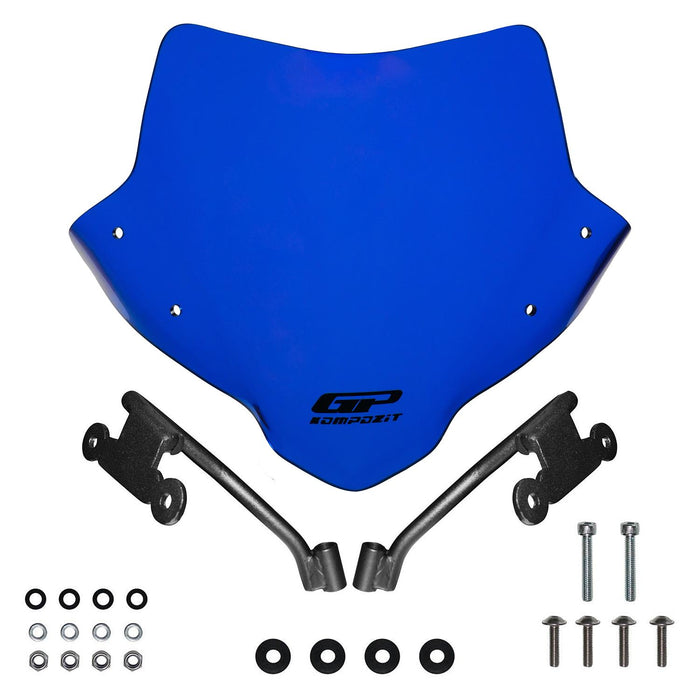 GP Kompozit Windshield Windscreen Blue Compatible For Honda CB750 Hornet 2023-2024
