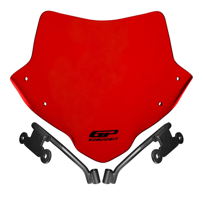 GP Kompozit Windshield Windscreen Red Compatible For Honda CB750 Hornet 2023-2024