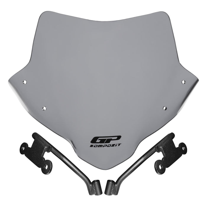 GP Kompozit Windshield Windscreen Gray Compatible For Honda CB750 Hornet 2023-2024