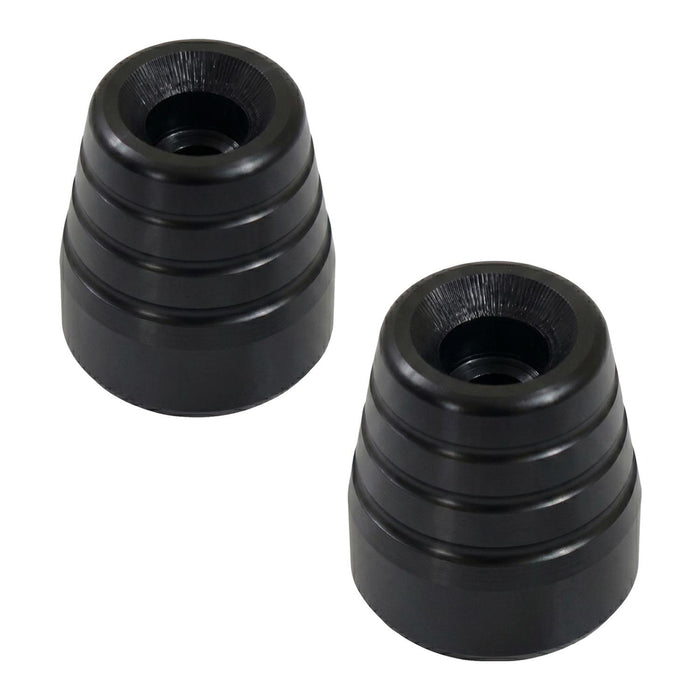 GP Kompozit Motorcycle Black Handlebar End Weights Compatible For Honda ADV350 2023-2026
