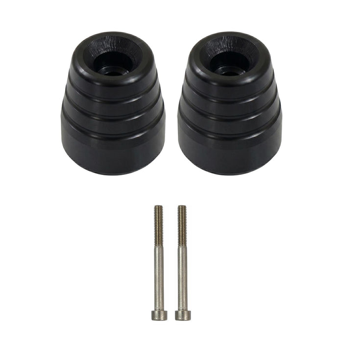 GP Kompozit Motorcycle Black Handlebar End Weights Compatible For Honda ADV350 2023-2026