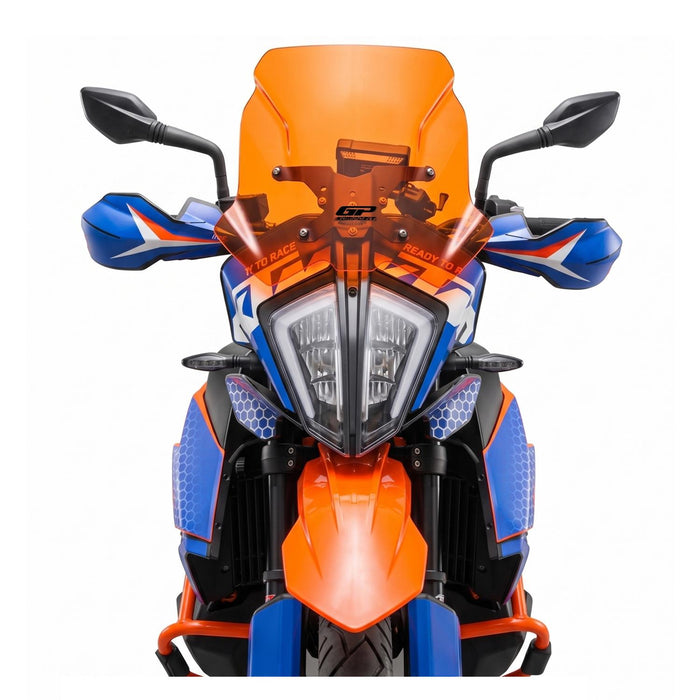 GP Kompozit Windshield Windscreen Orange Compatible For KTM 790 Adventure 2021-2022