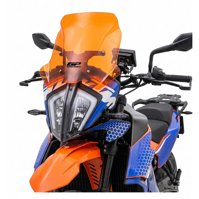 GP Kompozit Windshield Windscreen Orange Compatible For KTM 790 Adventure 2021-2022