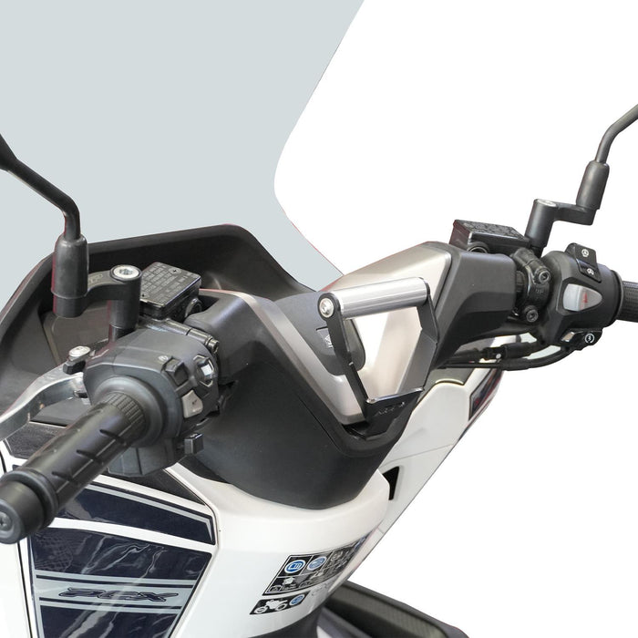 GP Kompozit Phone / Navigation / GPS Holder Bracket Black Compatible For Honda PCX125 / PCX150 2025-2026