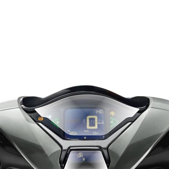 GP Kompozit 9H Nano Glass Dashboard Screen Protector Kit, Anti Glare, Ultra Slim, Hydrophobic Compatible For Honda SH125i 2024-2025