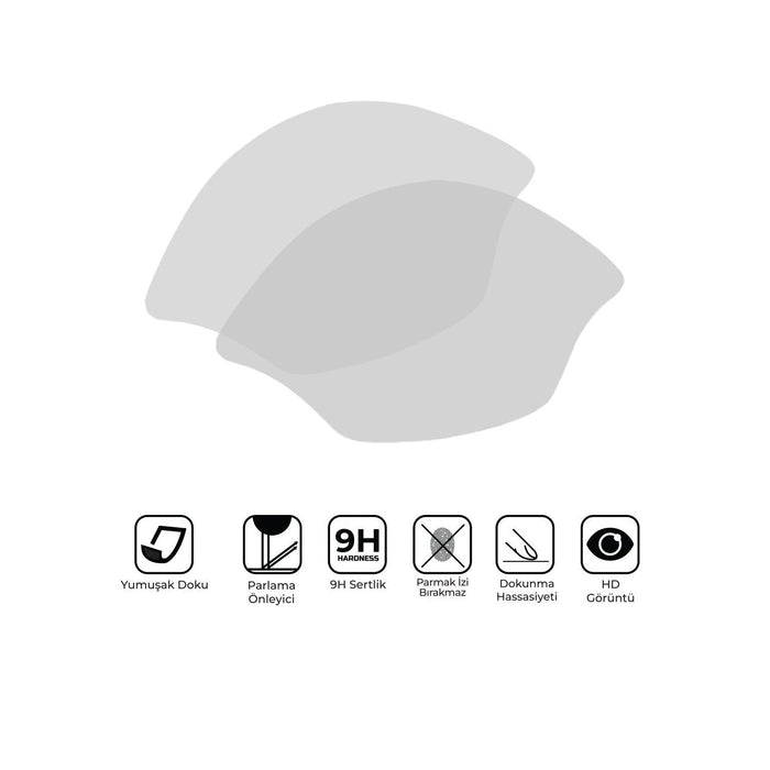 GP Kompozit 9H Nano Glass Dashboard Screen Protector Kit, Anti Glare, Ultra Slim, Hydrophobic Compatible For Vespa GTS 125