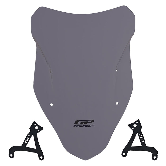 GP Kompozit Windshield Windscreen Smoked Compatible For SYM Mmbcu Mamba 160 2024-2026