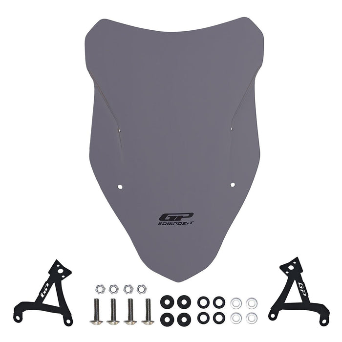 GP Kompozit Windshield Windscreen Smoked Compatible For SYM Mmbcu Mamba 160 2024-2026