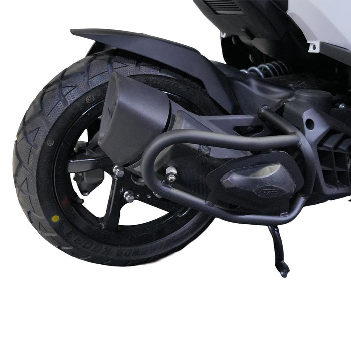 GP Kompozit Exhaust Guard Crash Bar Black Compatible For SYM ADX 125 2023-2025