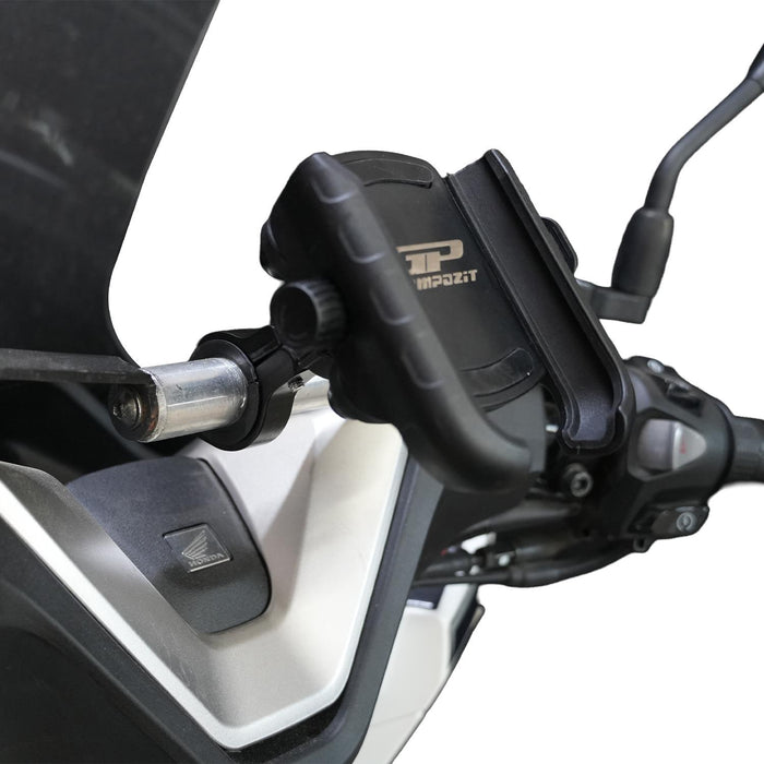 GP Kompozit Universal TTR18 Motorbike Phone Holder Mount, Motorcycle Phone Holder Black