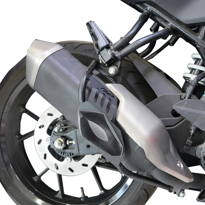 GP Kompozit Exhaust Guard Crash Bar Black Compatible For CFMOTO 250SR / 300SR 2026