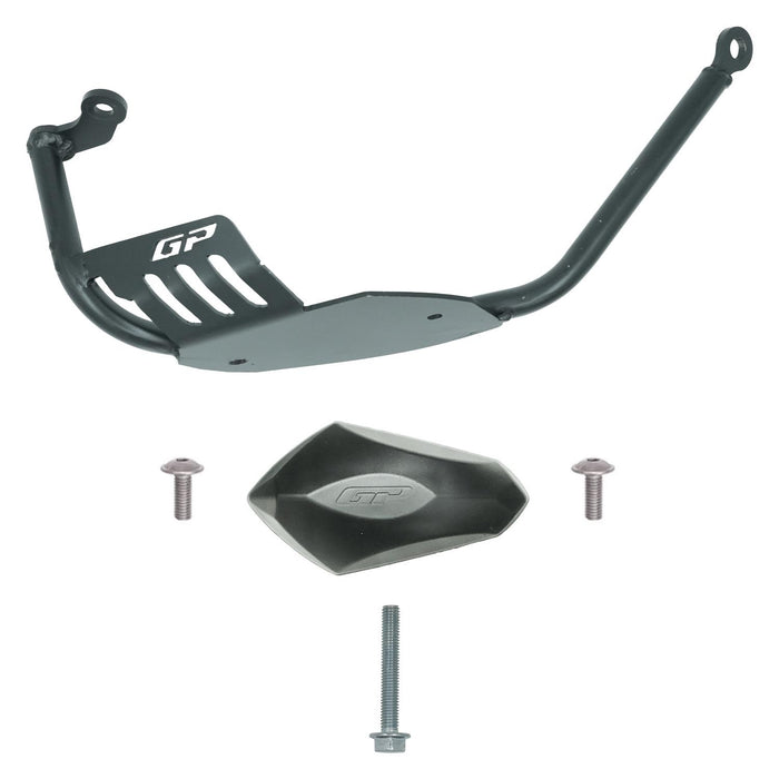 GP Kompozit Exhaust Guard Crash Bar Black Compatible For CFMOTO 250SR / 300SR 2026