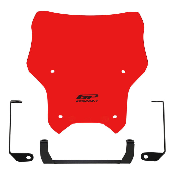 GP Kompozit Sport Windshield Windscreen Red Compatible For CFMOTO 250NK / 300NK 2023-2026