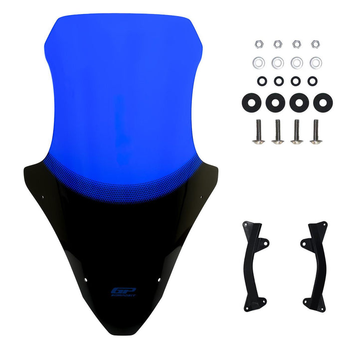GP Kompozit Windshield Windscreen Blue Compatible For Honda PCX125 / PCX150 2021-2024