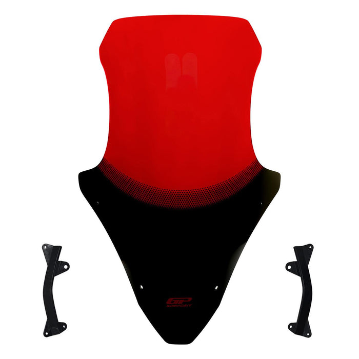 GP Kompozit Windshield Windscreen Red Compatible For Honda PCX125 / PCX150 2021-2024