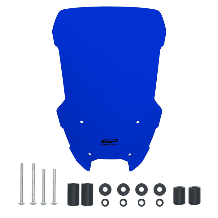 GP Kompozit Windshield Windscreen Blue Compatible For Yamaha NMAX 125 / NMAX 155 2015-2020