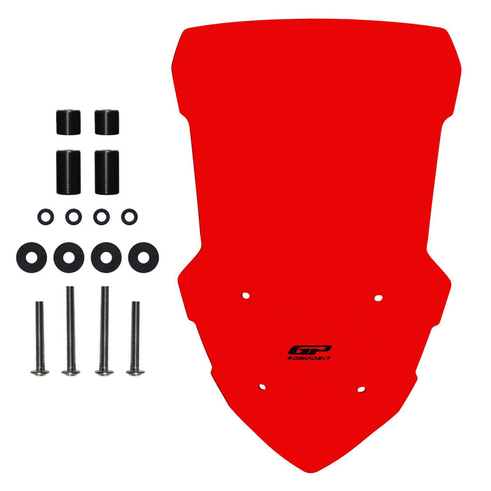 GP Kompozit Windshield Windscreen Red Compatible For Yamaha NMAX 125 / NMAX 155 2021-2024