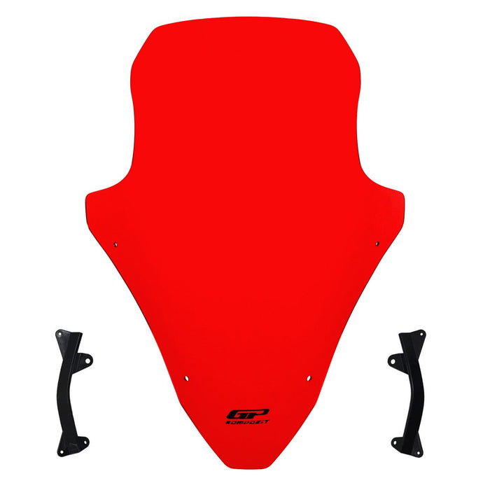 GP Kompozit Windshield Windscreen Red Compatible For Honda PCX125 / PCX150 2021-2024