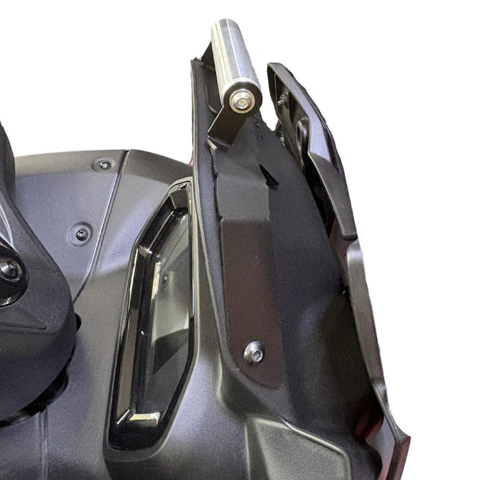 GP Kompozit Phone / Navigation / GPS Holder Bracket Black Compatible For Yamaha XMAX 250 / XMAX 300 / XMAX 400 2023-2026