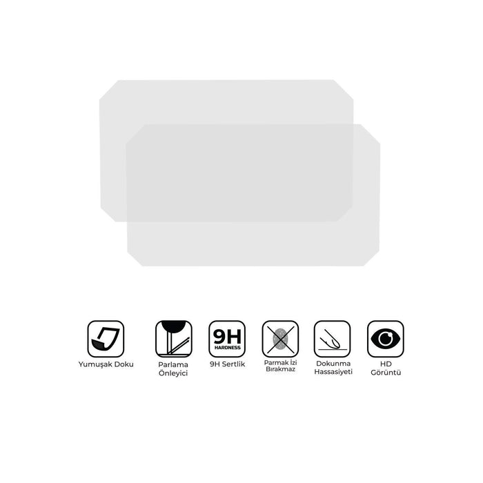 GP Kompozit 9H Nano Glass Dashboard Screen Protector Kit, Anti Glare, Ultra Slim, Hydrophobic Compatible For CFMOTO 250SR / 300SR 2026