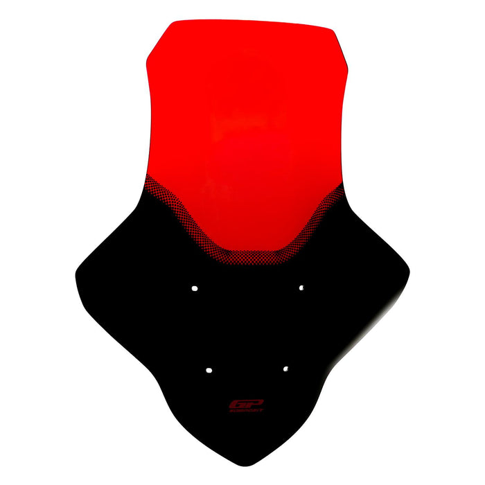 GP Kompozit Windshield Windscreen Red Compatible For Yamaha NMAX 125 / NMAX 155 2021-2024