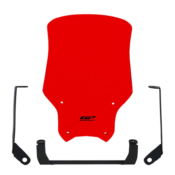 GP Kompozit Sport Windshield Windscreen Red Compatible For CFMOTO 250NK / 300NK 2018-2022