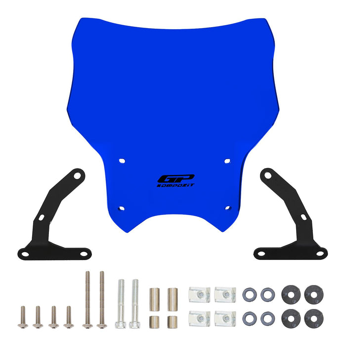 GP Kompozit Windshield Windscreen Blue Compatible For Honda CB250R / CB300R 2012-2024