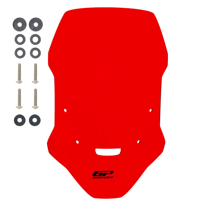 GP Kompozit Touring Windshield Windscreen Red Compatible For Honda NC750X 2025-2026