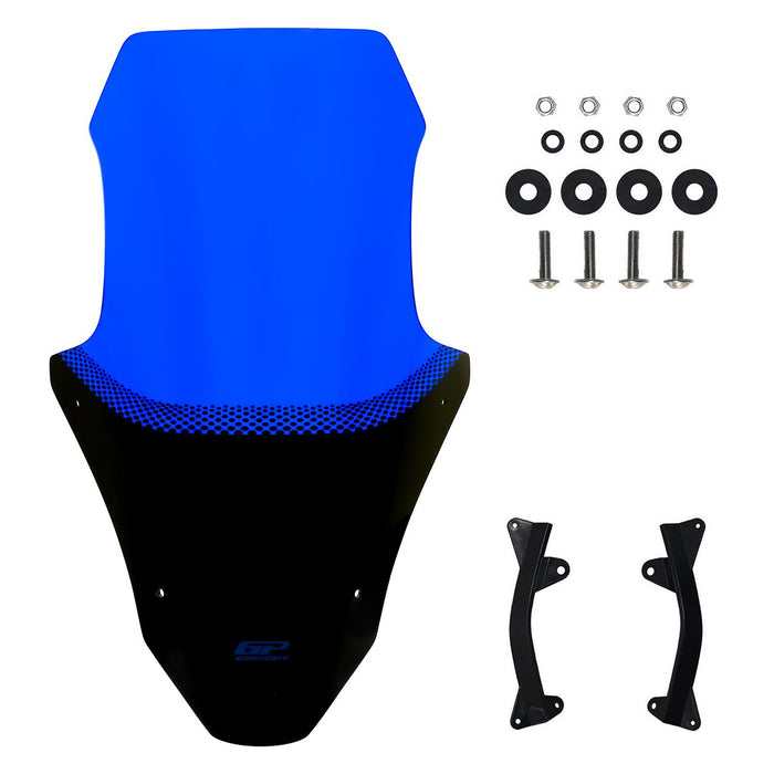 GP Kompozit Windshield Windscreen Blue Compatible For Honda PCX125 / PCX150 2025-2026