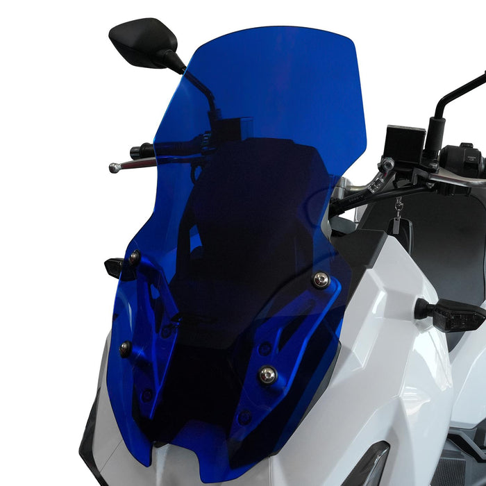 GP Kompozit Short Windshield Windscreen Blue Compatible For SYM ADX 125 2023-2025