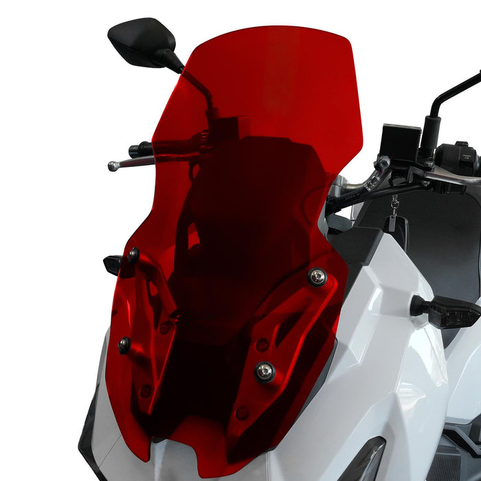 GP Kompozit Short Windshield Windscreen Red Compatible For SYM ADX 125 2023-2025