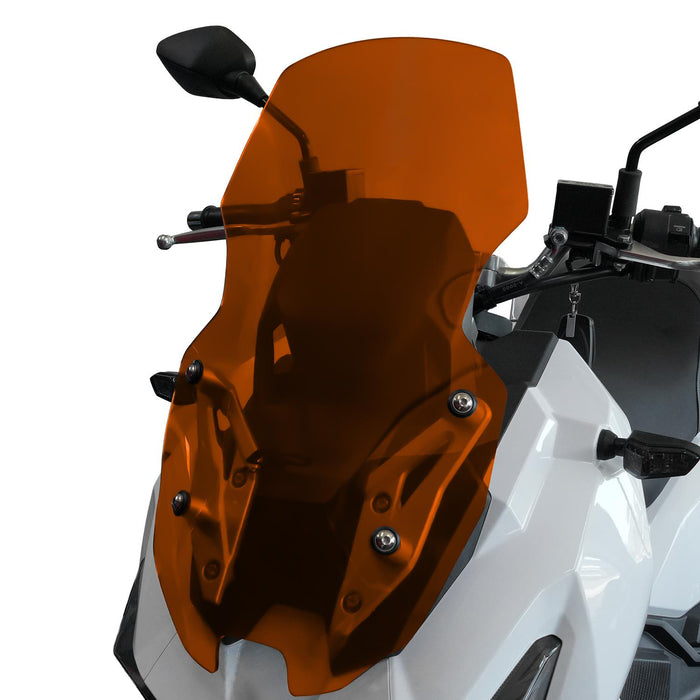 GP Kompozit Short Windshield Windscreen Orange Compatible For SYM ADX 125 2023-2025