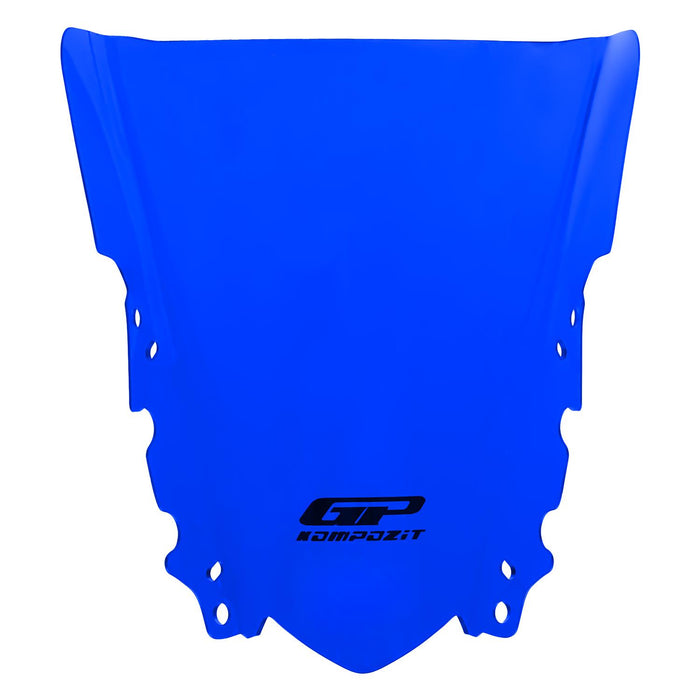 GP Kompozit Sport Windshield Windscreen Blue Compatible For Yamaha YZF-R25 / YZF-R3 2015-2018