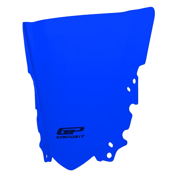 GP Kompozit Sport Windshield Windscreen Blue Compatible For Yamaha YZF-R25 / YZF-R3 2015-2018