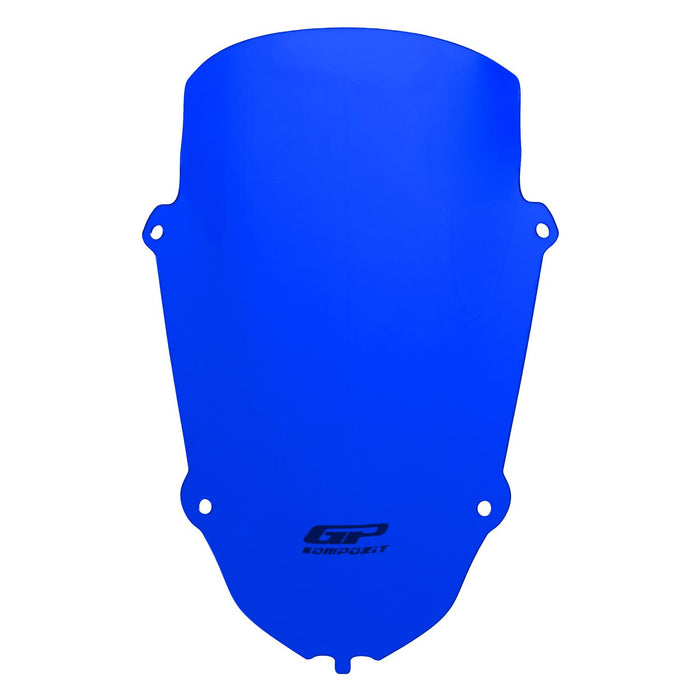 GP Kompozit Sport Windshield Windscreen Blue Compatible For Yamaha YZF-R25 / YZF-R3 2019-2025
