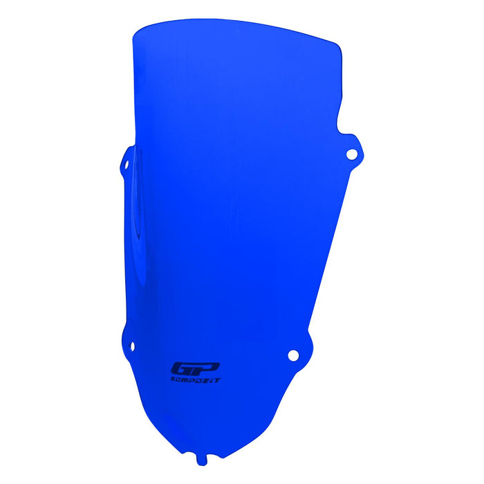 GP Kompozit Sport Windshield Windscreen Blue Compatible For Yamaha YZF-R25 / YZF-R3 2019-2025