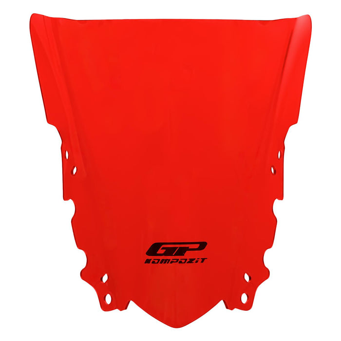 GP Kompozit Sport Windshield Windscreen Red Compatible For Yamaha YZF-R25 / YZF-R3 2015-2018