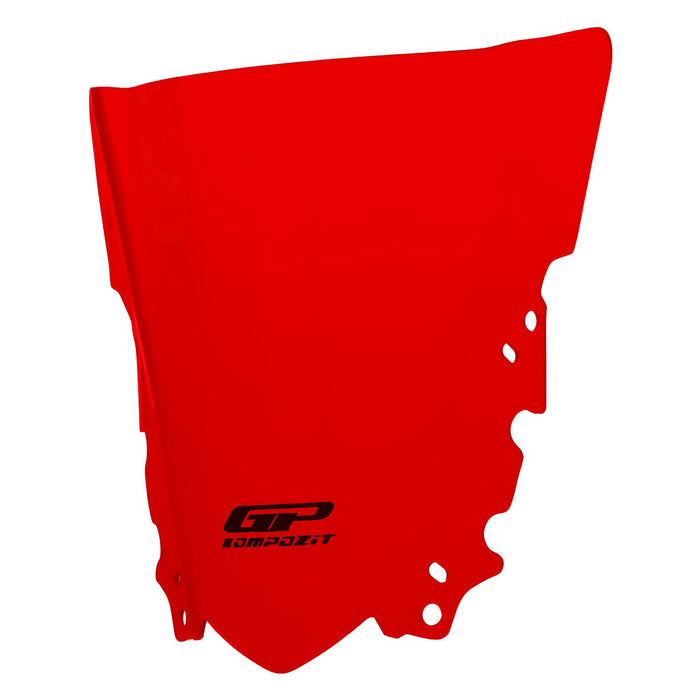GP Kompozit Sport Windshield Windscreen Red Compatible For Yamaha YZF-R25 / YZF-R3 2015-2018