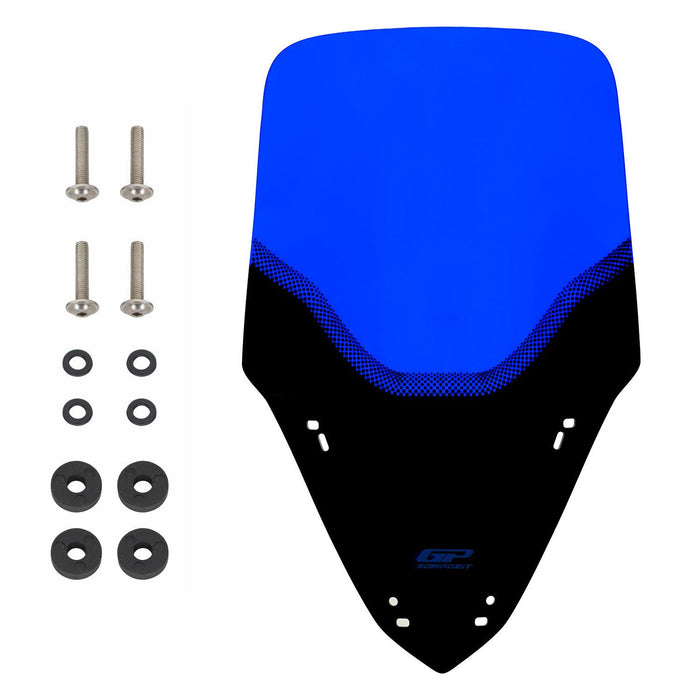 GP Kompozit Windshield Windscreen Blue Compatible For Yamaha XMAX 250 2024-2026