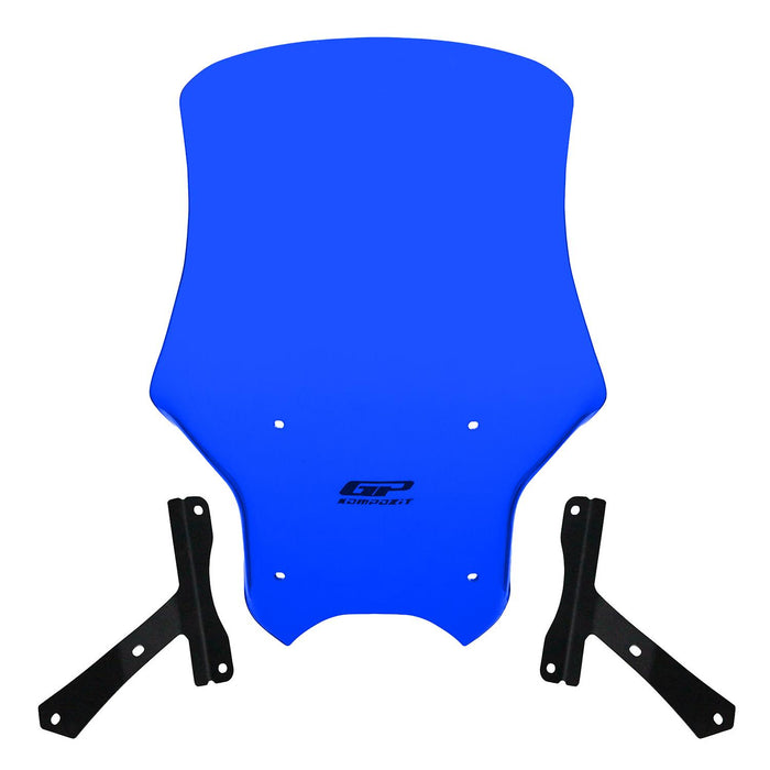 GP Kompozit Windshield Windscreen Blue Compatible For Hero Xpulse 200 2020-2024